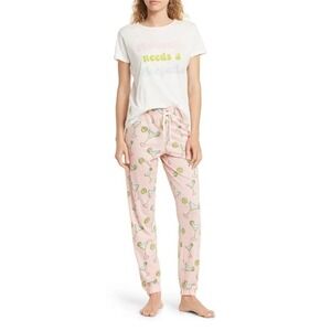 NWT Cozy Zoe M Short Sleeve Mamasita Margarita Pajama Set #98543